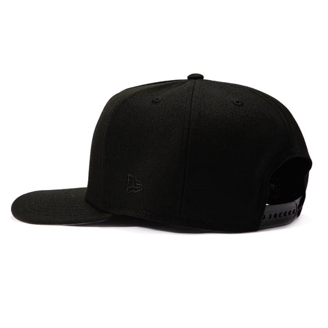 New Era 9Fifty A-Frame Los Angeles Dodgers Snapback Hat - Black, Black New Era