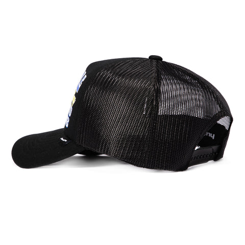 Huf Mac Dre Legend of the Bay Trucker Snapback Hat - Black Huf