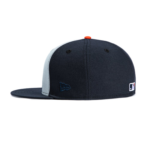 New Era 59Fifty Detroit Tigers 2026 Florida Spring Training Patch Rail Slide Hat - Grey, Navy New Era