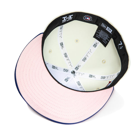 New Era 59Fifty Los Angeles Dodgers 1984 Olympic Stadium Patch Word Hat - White, Royal New Era