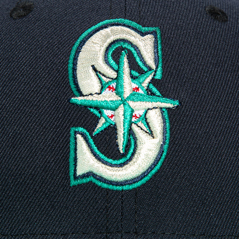 New Era 59Fifty Seattle Mariners 2026 Arizona Spring Training Patch BP Hat - Navy, Mint New Era