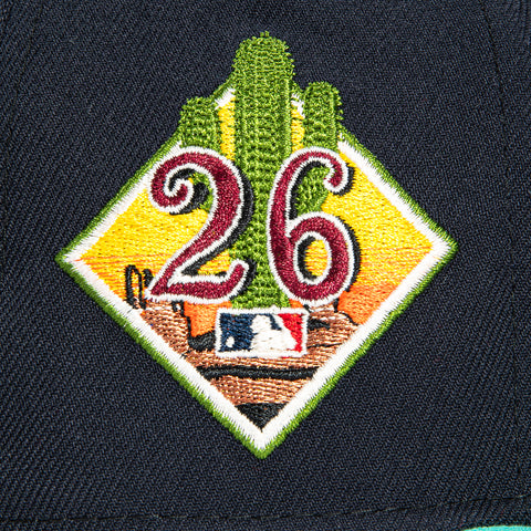 New Era 59Fifty Seattle Mariners 2026 Arizona Spring Training Patch BP Hat - Navy, Mint New Era
