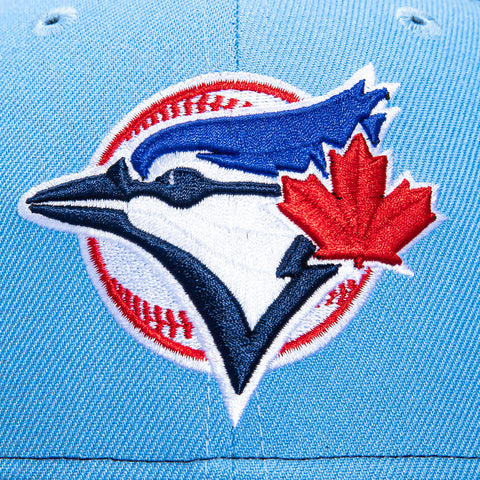 New Era 59Fifty Toronto Blue Jays 2026 Florida Spring Training Patch Rail Alternate Hat - Light Blue, Light Navy New Era