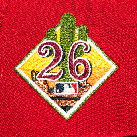 New Era 59Fifty Cincinnati Reds 2026 Arizona Spring Training Patch Old English Hat - Red, Black New Era