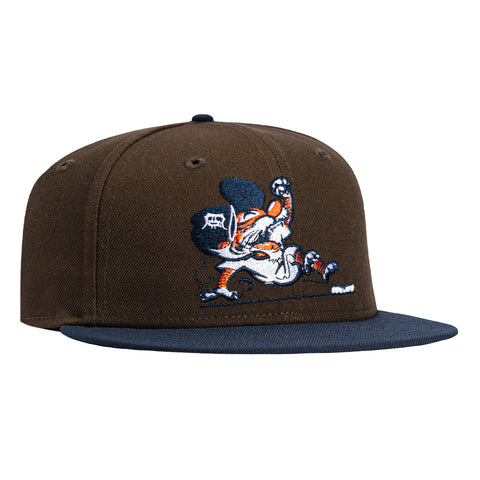 New Era 59Fifty Detroit Tigers Slide Hat - Brown, Navy New Era