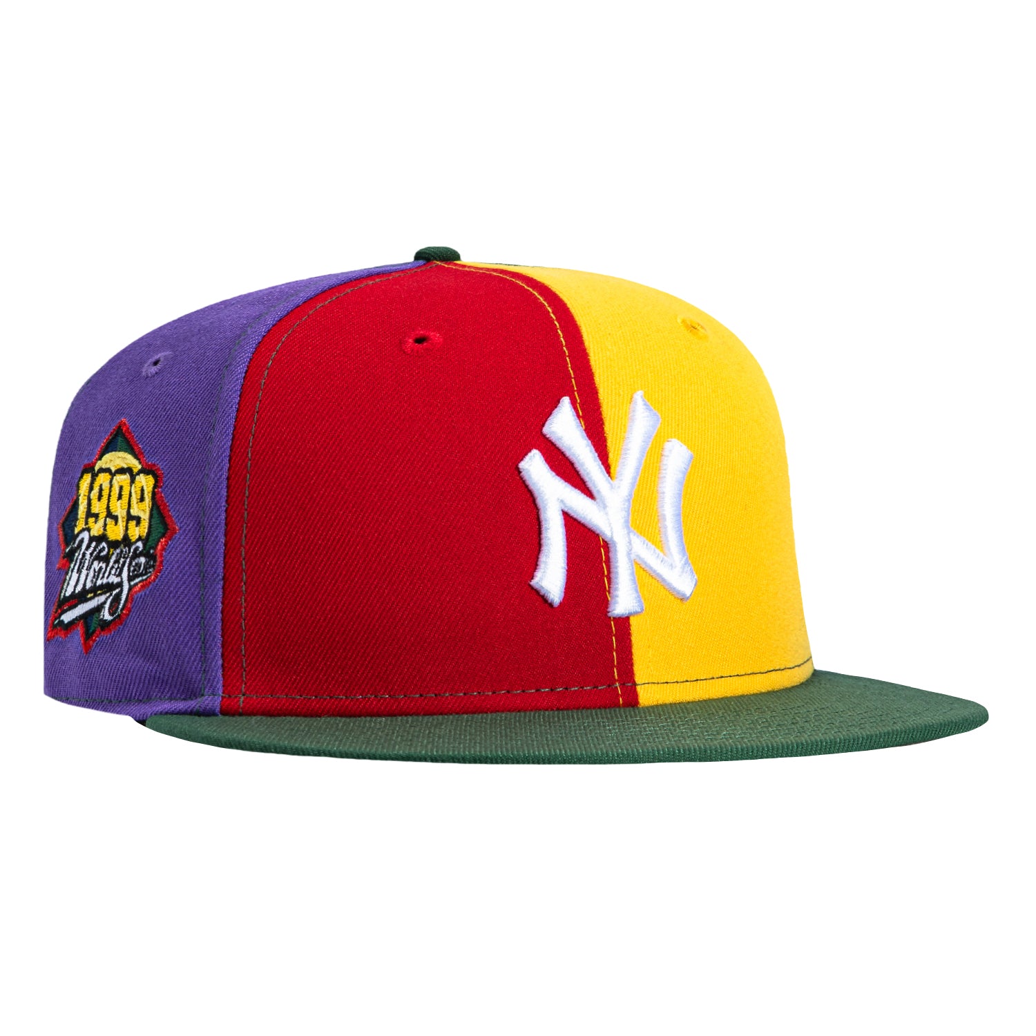 New Era 59Fifty New York Yankees 1999 World Series Patch Pinwheel