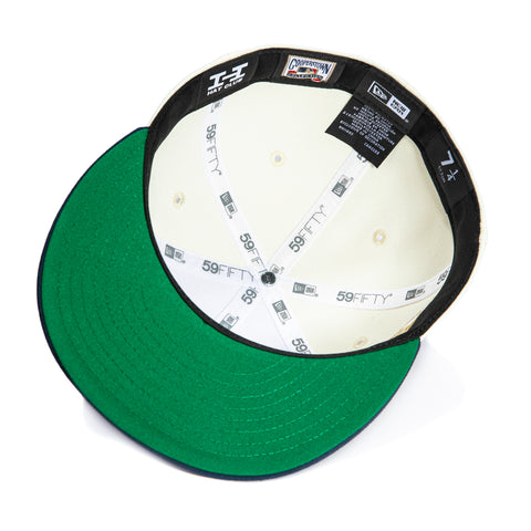 New Era 59Fifty Houston Astros 2017 World Series Patch Upside Down Word Hat - White, Navy New Era