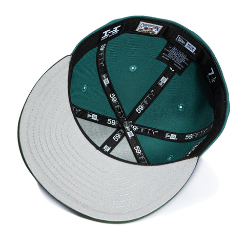 New Era 59Fifty New York Yankees 1999 World Series Patch Hat - Teal, Green New Era