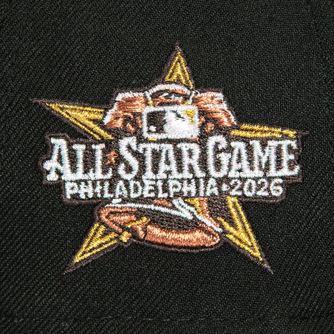 New Era 59Fifty Philadelphia Phillies 2026 All Star Game Patch 1925 Hat - Black, Ivory New Era