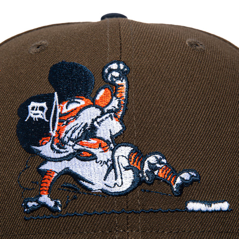 New Era 59Fifty Detroit Tigers Slide Hat - Brown, Navy New Era