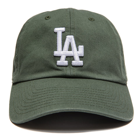 47 Brand LA Dodgers Grove MVP Pet – Relaxed Fit, Groen, Met Gebogen Klep, 100% Katoen, Voor Heren En Dames