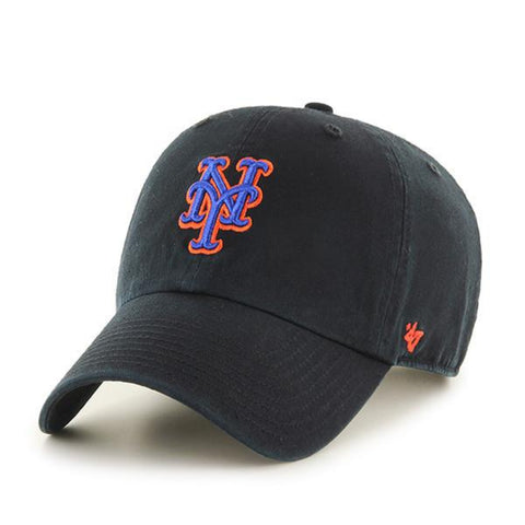 47 Brand Cleanup New York Mets Adjustable Hat - Black 47 Brand