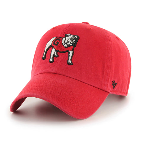 47 Brand Georgia Bulldogs Cleanup Adjustable Hat - Red