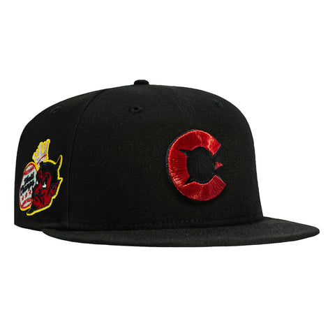 New Era 59Fifty Chamuco's Studio Chamuco World Champs Patch C Logo Hat - Black New Era