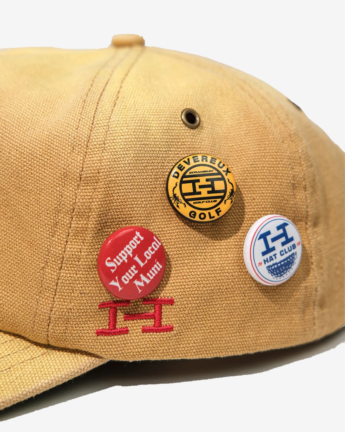 Devereux x Hat Club Scramblin Snapback Hat - Tan