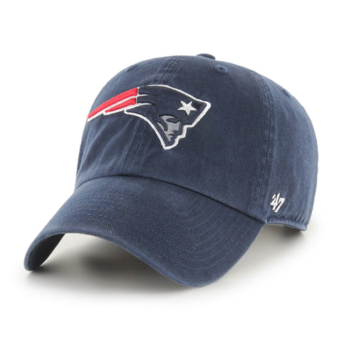 47 Brand New England Patriots Cleanup Strapback Hat - Navy