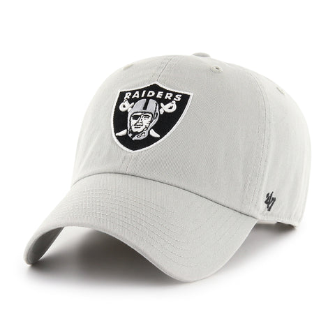 47 Brand Las Vegas Raiders Cleanup Adjustable Hat - Steel Grey