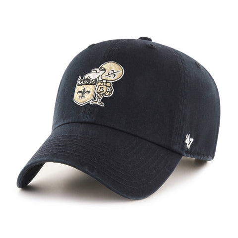 47 Brand New Orleans Saints Legacy Cleanup Adjustable Hat - Black