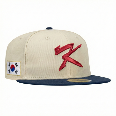 Pre-order New Era 59Fifty South Korea WBC 2026 Hat - White, Navy New Era