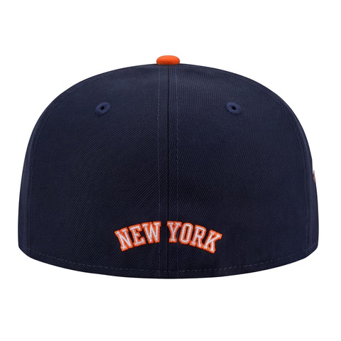 Pre-Order New Era 59Fifty New York Knicks Tri Logo Patch Hat - Navy, Orange New Era