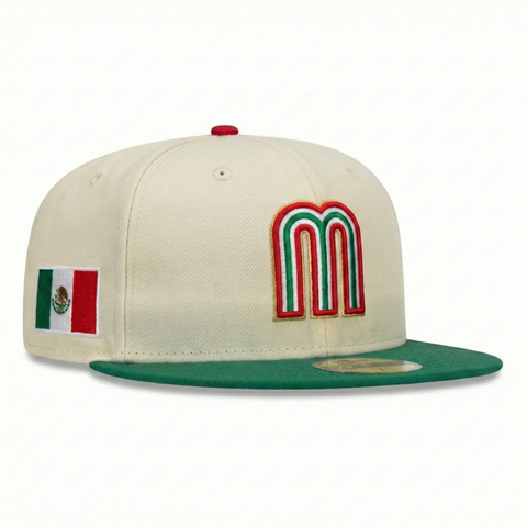 Pre-order New Era 59Fifty Mexico WBC 2026 Hat - White, Kelly Green New Era
