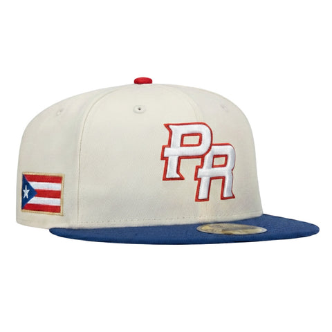 Pre-order New Era 59Fifty Puerto Rico WBC 2026 Hat - White, Royal New Era