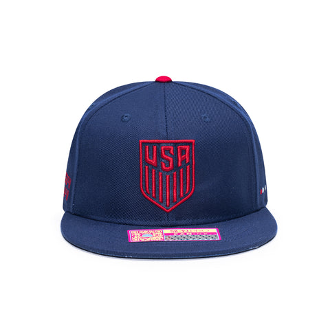 Fan Ink USA Soccer Bankroll Snapback -  Navy Fan Ink