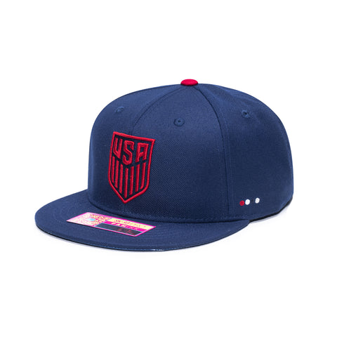 Fan Ink USA Soccer Bankroll Snapback -  Navy Fan Ink