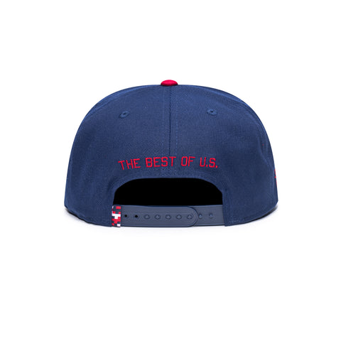 Fan Ink USA Soccer Bankroll Snapback -  Navy Fan Ink