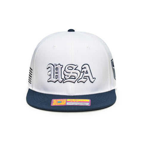 FAN INK USA OL ENGLISH HM WHT/NVY Fan Ink