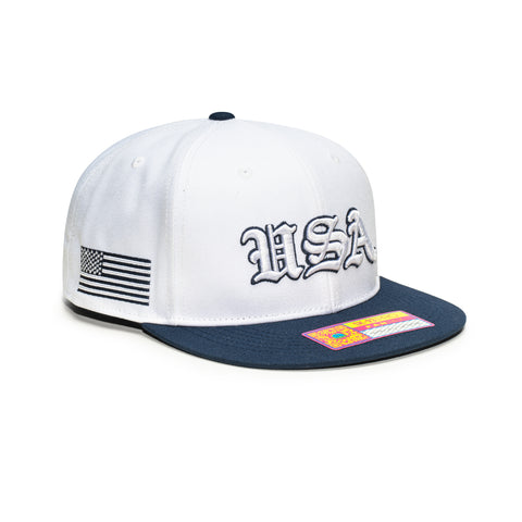 FAN INK USA OL ENGLISH HM WHT/NVY Fan Ink