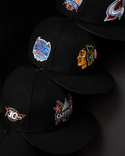 New Era 59Fifty Black Dome Philadelphia Flyers 35th Anniversary Patch Hat - Black