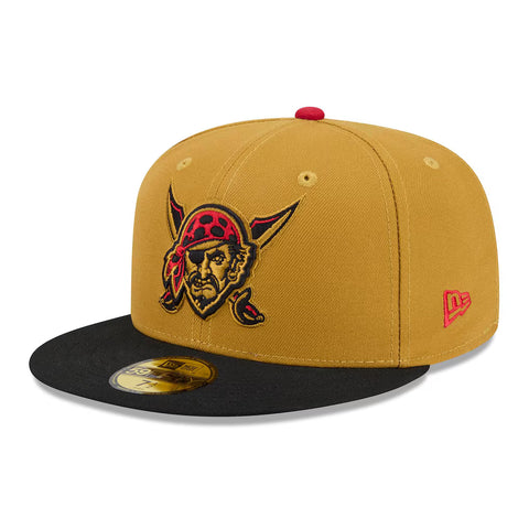 New Era 59Fifty 2026 City Connect Pittsburgh Pirates Alternate Hat - Gold, Black New Era