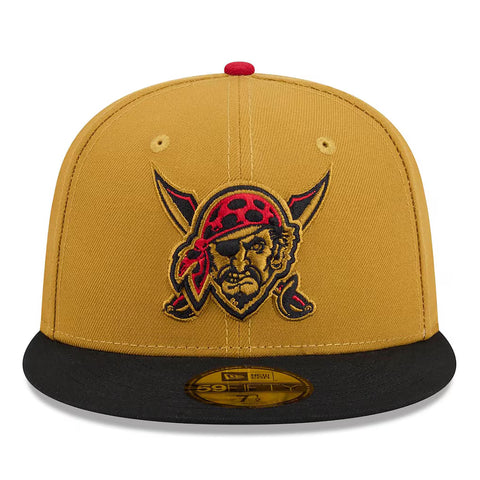 New Era 59Fifty 2026 City Connect Pittsburgh Pirates Alternate Hat - Gold, Black New Era