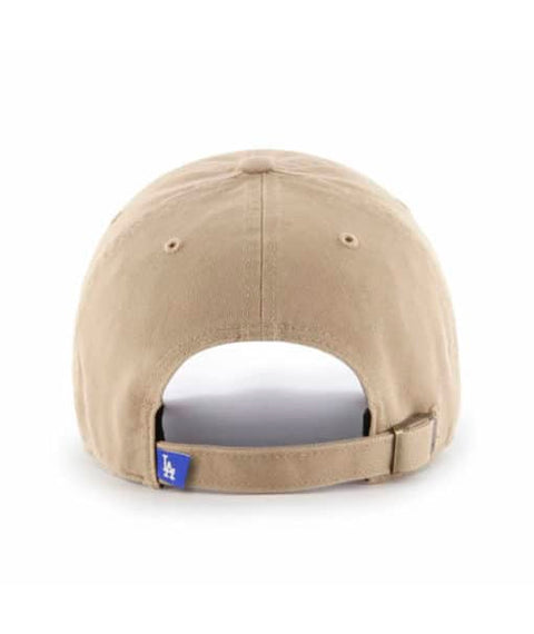 47 Brand Los Angeles Dodgers Adjustable Cleanup Hat - Khaki, White