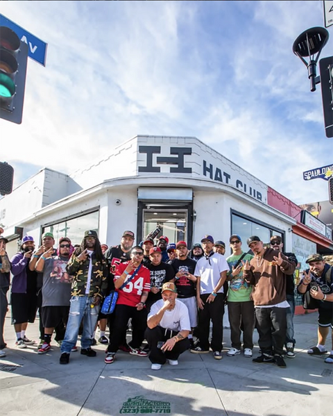 hat club la store front