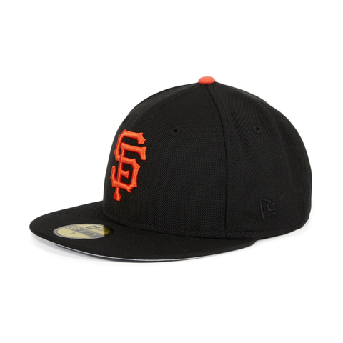 New Era 59Fifty San Francisco Giants Mexico Flag Patch Game Hat - Black
