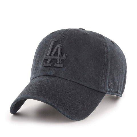 47 Brand Los Angeles Dodgers Cleanup Adjustable Hat - Black, Black, Black