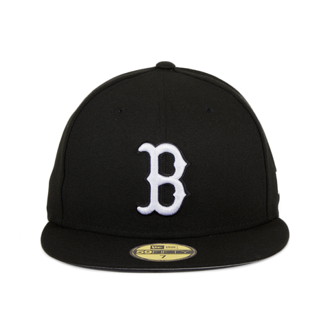 New Era 59Fifty Boston Red Sox Hat - Black, White