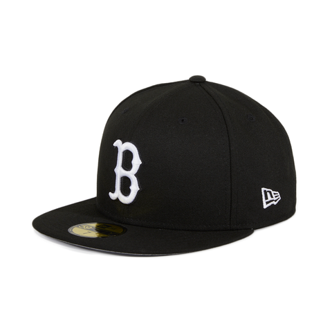 New Era 59Fifty Boston Red Sox Hat - Black, White