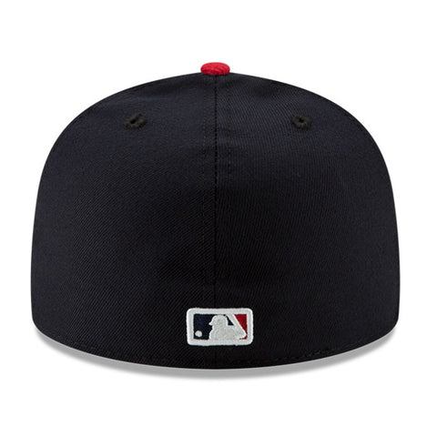New Era 59Fifty Authentic Collection Atlanta Braves Home Hat - Navy, Red
