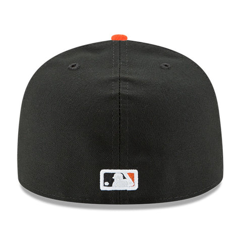 New Era 59Fifty Authentic Collection Baltimore Orioles Road Hat - Black, Orange
