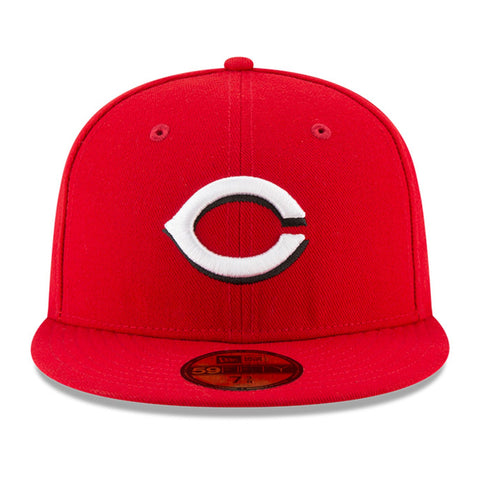 New Era 59Fifty Authentic Collection Cincinnati Reds Home Hat - Red