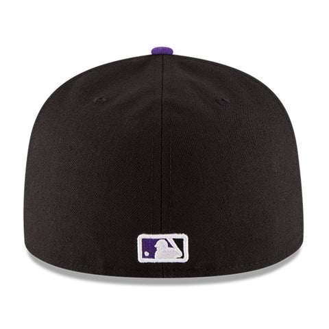 New Era 59Fifty Authentic Collection Colorado Rockies Game Hat - Black