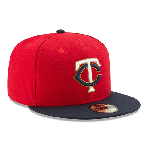 New Era 59Fifty Authentic Collection Minnesota Twins Alternate 2 Hat - Red
