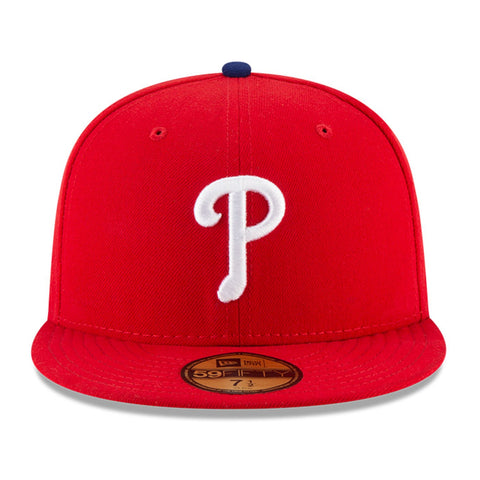 New Era Authentic Collection Philadelphia Phillies On-Field Game Hat - Red