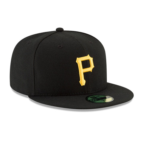 New Era 59Fifty Authentic Collection Pittsburgh Pirates Game Hat - Black