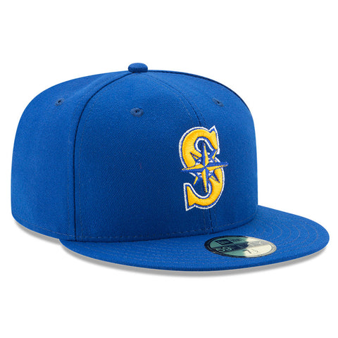 Seattle Mariners New Era Alternate 2 Authentic on Field 59FIFTY Fitted Hat - Royal
