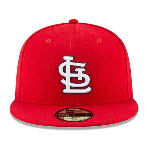 New Era 59Fifty Authentic Collection St. Louis Cardinals Game Hat - Red, White