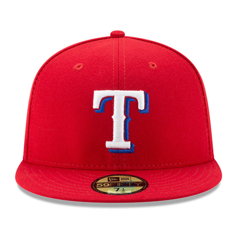 New Era 59Fifty Authentic Collection Texas Rangers Alternate Hat - Red